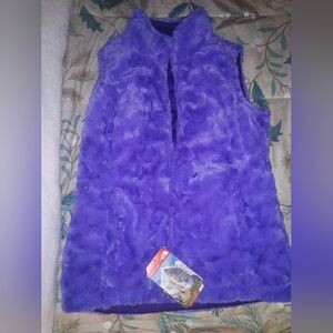 The North Face Purple Fleece Vest